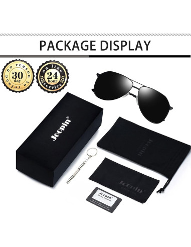Gafas de Sol Polarizadas Joopin Aviador UV400 para Hombres