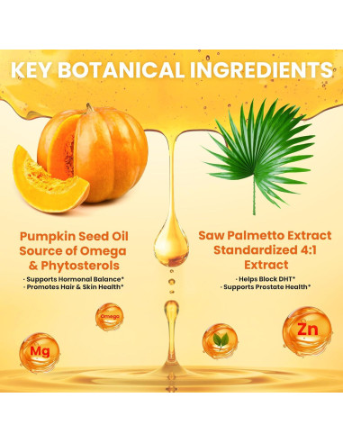 Aceite de Semilla de Calabaza 3000mg ORVAE Gelatinas Blandas