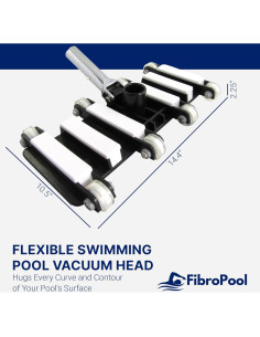 Cabezal de Vacío Profesional FibroPool 36.6x26.7cm Flexible 2