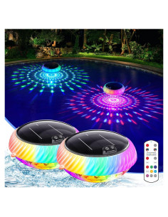 Luces Flotantes Solares Askyli para Piscina 19.3 cm RGB (2)