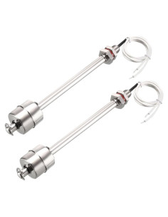 Interruptor de Flotador Acero Inoxidable uxcell 165mm 2Pcs