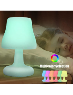 Lámpara de Mesa Inalámbrica uuffoo LED RGB Recargable 27.2cm 2