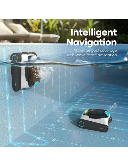Limpiador de Piscinas Robótico AIPER Scuba N1 Sin Cable 10.83 kg
