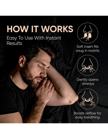 Dilatadores Nasales Anti Ronquidos Commanding Life - 8 Piezas