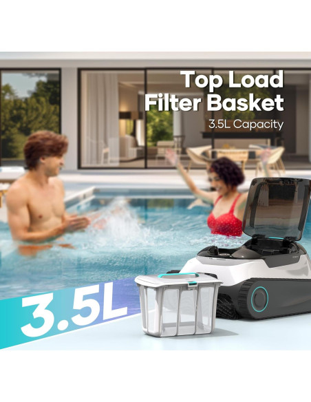 Limpiador de Piscinas Robótico AIPER Scuba N1 Sin Cable 10.83 kg