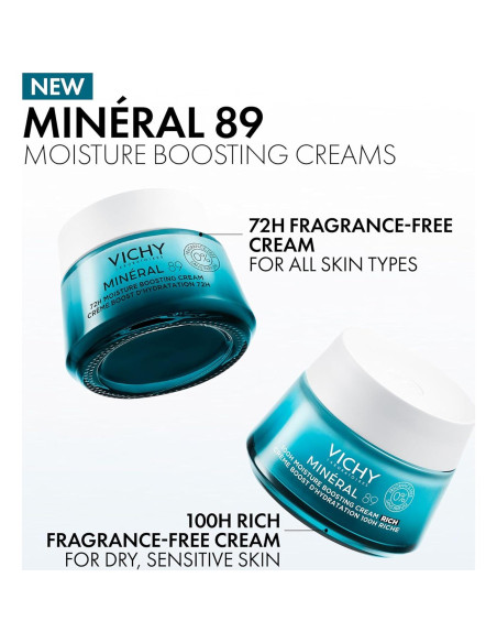 Vichy Mineral 89 Crema Hidratante Sin Fragancia 47.6g