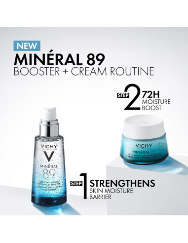 Vichy Mineral 89 Crema Hidratante Sin Fragancia 47.6g