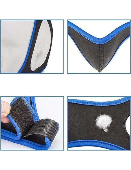 Correa de Mandíbula Airflow Ajustable Unisex para Ronquidos