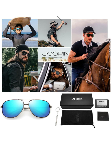 Gafas de sol polarizadas Joopin UV400 para hombres Gafas de sol polarizadas Joopin UV400 para hombres