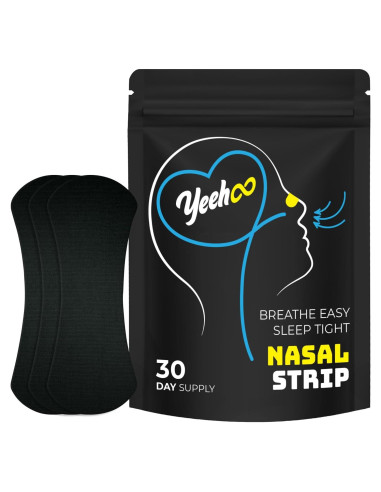 Tiras Nasales YeeHoo para Ronquidos - 30 Unidades - Extra Fuerte