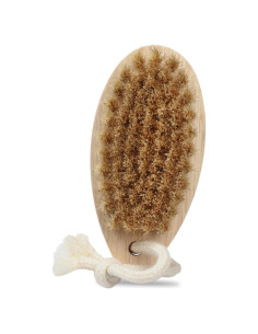Cepillo Exfoliante Corporal Zoolinn de Madera Natural 11.7cm