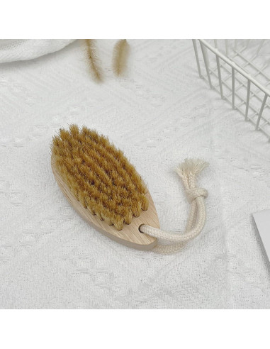 Cepillo Exfoliante Corporal Zoolinn de Madera Natural 11.7cm