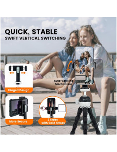 Trípode Flexible Fotopro RM66 Mini para Cámara y Teléfono 2