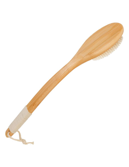 Cepillo de Baño Exfoliante OWIIZI de Bambú 45cm Antideslizante