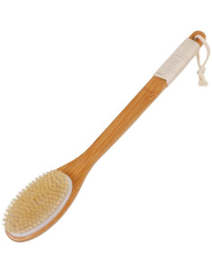 Cepillo de Baño Exfoliante OWIIZI de Bambú 45cm Antideslizante 2