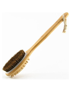Cepillo Corporal Seco HIKIN con Mango de Bambú y Cerdas Naturales