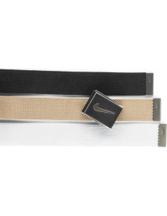 Cinturón de golf Nike 3 pack para hombres - Blanco/Khaki/Negro 2