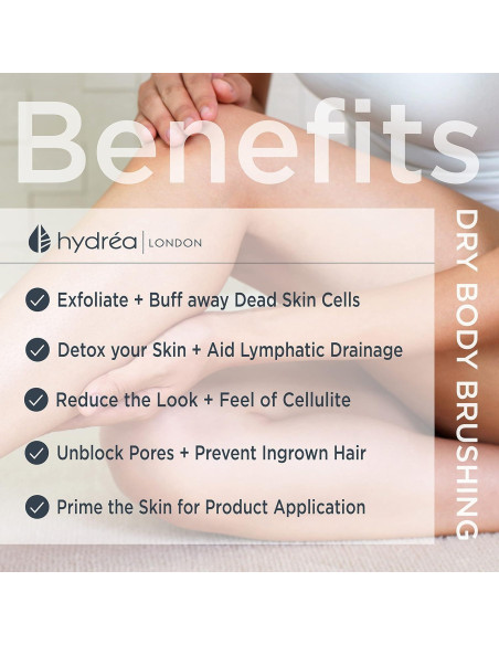 Cepillo Corporal Detox Hydréa London con Cerdas de Cactus