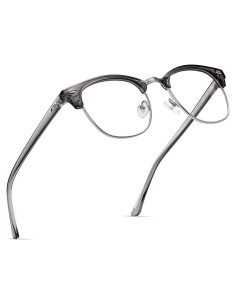 Gafas Anti Luz Azul AOMASTE Media Montura UV Claro