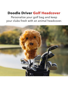 Cubierta de Driver Doodle Daphne | Cubierta Premium Golf Unisex 2
