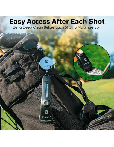 Cepillo de Golf Caddy Splash Pro con Agua - Cerdas de Nylon