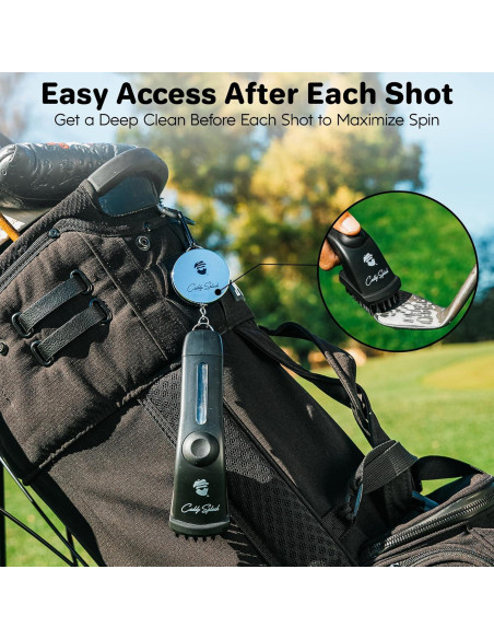 Cepillo de Golf Caddy Splash Pro con Agua - Cerdas de Nylon