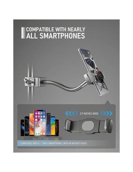 Soporte para Teléfono KBC1417 con Brazo Gooseneck Ajustable 22.86 cm
