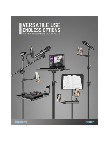 Soporte para Teléfono KBC1417 con Brazo Gooseneck Ajustable 22.86 cm