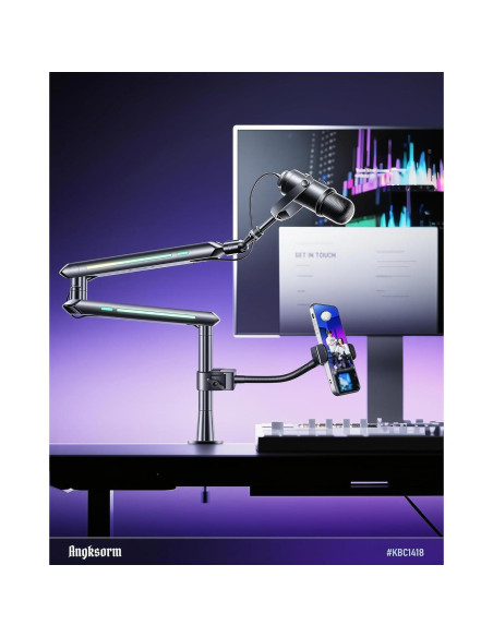 Soporte para Teléfono KBC1417 con Brazo Gooseneck Ajustable 22.86 cm