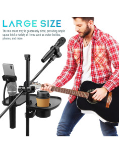 Soporte Universal para Micrófono Toyvian con Porta Bebidas 2