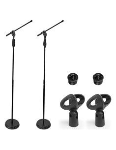 Soporte de Micrófono AxcessAbles MS-201RB 2-Pack con Brazo Telescópico