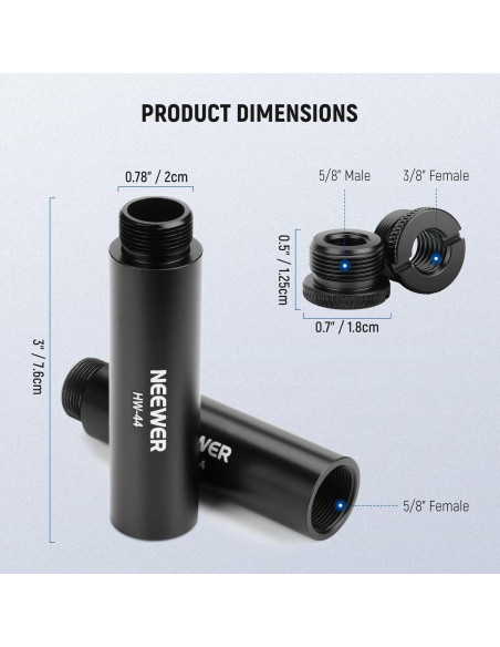 Kit de Extensión para Soporte de Micrófono NEEWER 6 Piezas