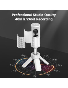 Micrófono USB Comica Uni S Gaming RGB para PC y Streaming 2