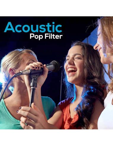 Micrófono Dinámico PYLE PMKSM20 y Soporte Trípode Ajustable