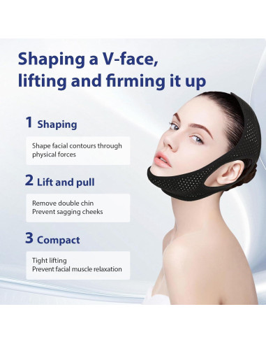 Correa Anti Ronquido BOYYJING Ajustable Transpirable 2Pack