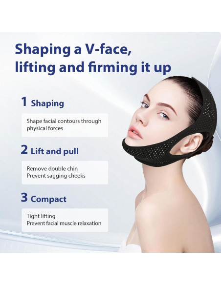 Correa Anti Ronquido BOYYJING Ajustable Transpirable 2Pack