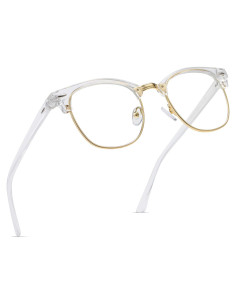 Gafas Anti Luz Azul AOMASTE Unisex Marco Dorado