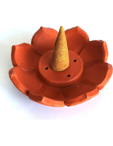 Soporte de Incienso de Cerámica Aroma Valley Loto 8.64cm