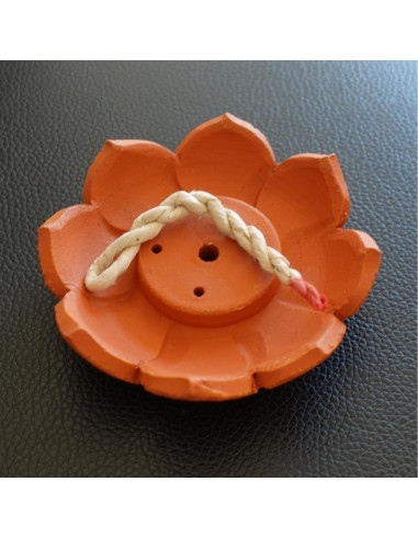 Soporte de Incienso de Cerámica Aroma Valley Loto 8.64cm