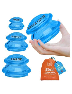 Juego de Ventosas de Silicona Lure Essentials - 4 Copas para Masaje