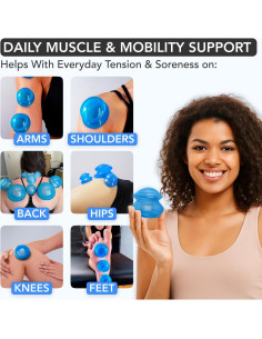 Juego de Ventosas de Silicona Lure Essentials - 4 Copas para Masaje 2