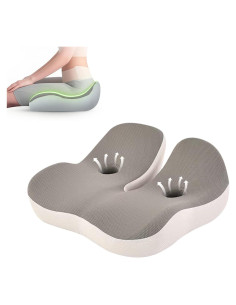 Cojín de Asiento Ergonómico OVRST 42cm Espuma Viscoelástica