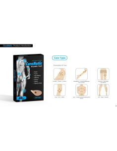 Parche Magnético CureNetic Tipo Moneda 40pcs Alivio Dolor 2