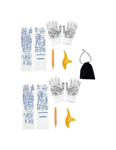 2 Juegos de Calcetines de Acupresión Aimery con Herramientas