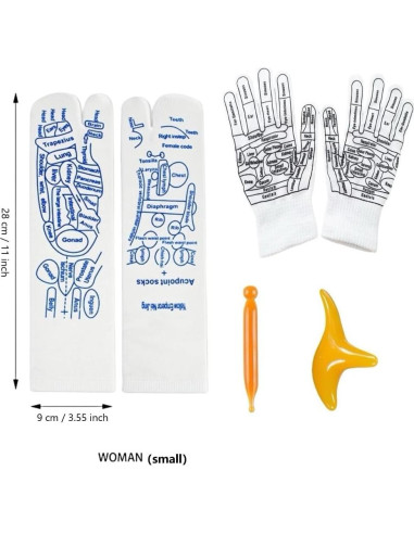 2 Juegos de Calcetines de Acupresión Aimery con Herramientas