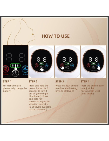 Masajeador Drenaje Linfático Yaumany YW-BM01 30 Niveles