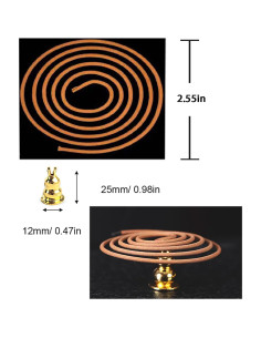 Incienso Espiral de Jazmín AMASSIVEROCK 48 PCS Natural 2