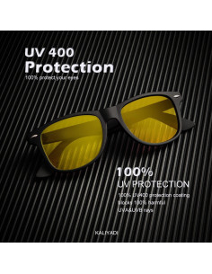 Gafas de sol KALIYADI polarizadas unisex con visión nocturna 2