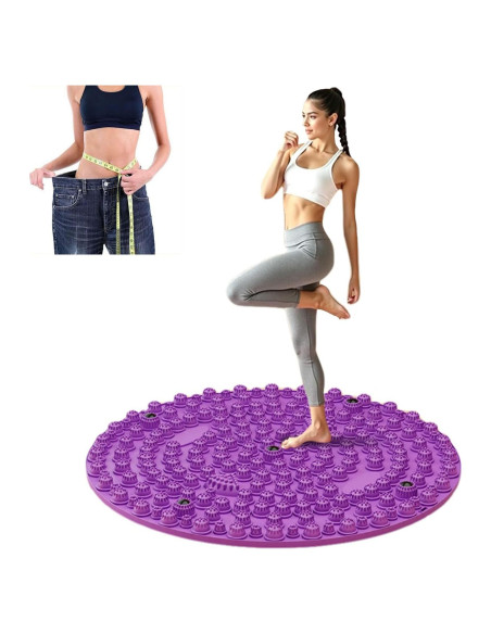 Alfombra de Acupresión para Pies Luzly 55x55 cm Antifatiga