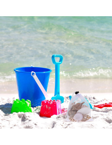 6 Bolsas de Malla con Cierre de Cordón LXUEJIE 20x15 cm